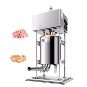 15L Automatic Electric Sausage Stuffer Making Machine Stainless Steel Sausage Syringe Filler Enema Machine