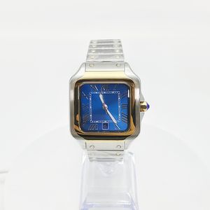 Nowy zegarek Projektant Watch Trend modowy Pasek zegarek ze zegarem ze stali nierdzewnej męskiej Importowany kwarcowy ruch Wodoodporny prezent męski zegarek męski