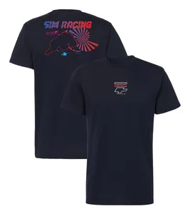 T-shirt maschile F1 T-shirt 2023 T-shirt ufficiale di Team Formula 1 T-shirt per le corse della maglietta maglietta Summer Car Sports Tops 886u 886U