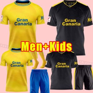 23 24 UD Soccer Jerseys Jonathan Viera 2023 2024 Rober A. Lemos Araujo Rodryo Ontiveros Castro Malaguista Football Shirt Top Men Kid Kit Home Away Las Palmas