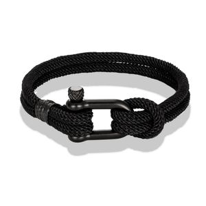 Bracciale in corda fatta a mano per uomini uomini regolabili Braccialetti a corda rosso nero regolabile braccialetti da salvataggio da esterno per salvataggio di sopravvivenza Bracciale sportivo Gioielli Gift Price all'ingrosso