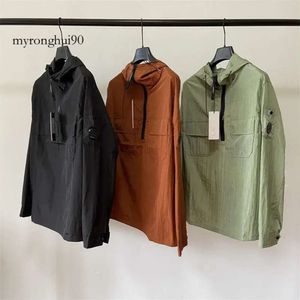 men cpcompany hoodie cp jacket fashion Designer Mens Casual Metal Nylon Zip Hoodie Youth Student Jacket