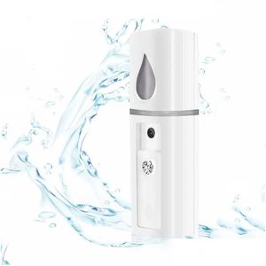 Ansiktsångare Nano Mist Spray Eyelash Extensions Cleaning Poreres Water Spa fuktgivande Hydrating Face Sprayer USB Raddbar 2311 DHFAQ