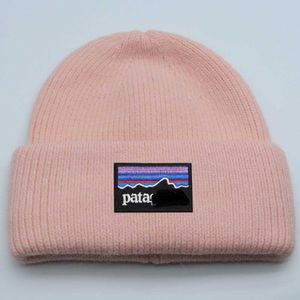 Kanin hår beanies hatt höst och vinter tjock varm ull stickad pullover trendig varumärke mångsidigt öronskydd kall gw2b