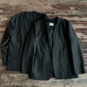 Męskie garnitury Blazers Style wełny wełna Minimalistyczna MM6 Dekonstrukcjonistyczna Blazer Blazer i damskie luźne, swobodna kurtka unisex 231206