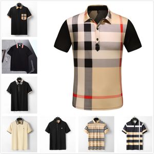 20222Summer Clothes Luxury Designer Polo Shirts Men Casual Polo Fashion Snake Bee Print broderi T Shirt High Street Mens Polos Size M-3XL