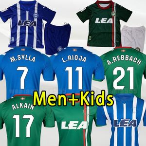 2023 2024 Deportivo Alaves Soccer Jerseys Home Blue Jersey 23 24 Guidetti Duarte Lucas Laguardia R. Sobrino Shit