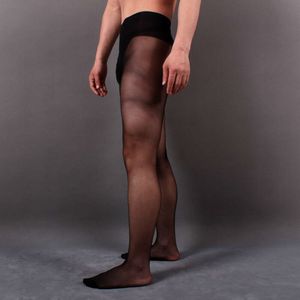 Män s t fil strumpor jj täcker sexig transparent ultratunna tights vuxna sexprodukt gay fetisch strumpbyxor