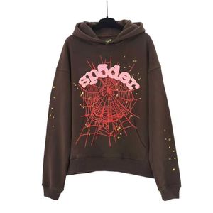 Spider Hoodie Męskie Bluzy Bluzy Purple Spider Tracksuit 2023 Spider Hoodie 555 MĘŻCZYZN KOBIETY MŁODY ZBYTA PRZEDMIOŚCI SPANT STAR Web Star Letter C11