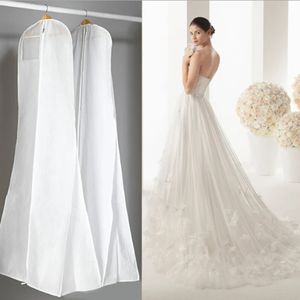 Dust Cover High Quality Long Wedding Dess Bag Evening Dress Bridal Garment Storage 231205