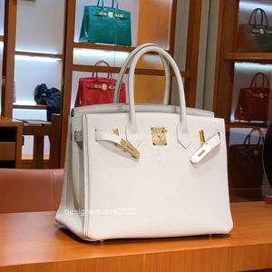 Klassisk Lady Manual Designer Pattern Berkins Togo Bag Women Tote Bags Leather H-Zipper Code Lychee Real äkta kalvläder Totes Handbag 30 LIC3