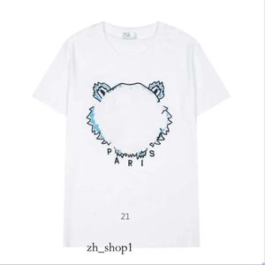 Kenzo T Shirt Man Fashion TシャツメンズTシャツ最高品質の男性女性Tシャツ女性夏通りアパレル半袖タイガーヘッド118