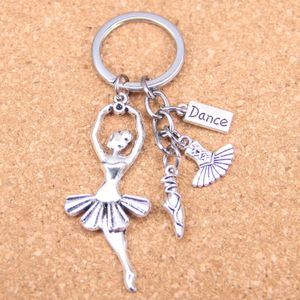 Anahtarlıklar Landards 20pcs Moda DIY KEYCHAIN ​​BALL DANSER SODANTLAR ERKEK MİDERLER ARAÇ TAKİP Zinciri Hediye 231205