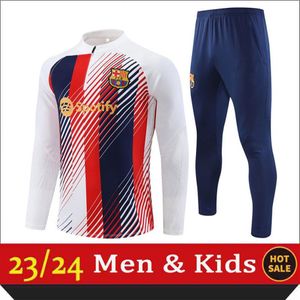 Tute da uomo 2023 Tuta da allenamento da calcio da uomo MBAPPE Felpa a maniche lunghe 23 24 maillot de foot DI MARIA VERRATTI footbal248f