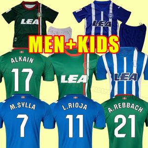 23 24 Deportivo Alaves Soccer Jerseys 2023 2024ホームアンドアウェイジャージー100周年Camiseta de futbol pere pursルーカスジョセルラガーディアサッカーシャツ