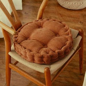 Kudde/dekorativt fyrkantigt våning handgjorda säte kudde futonstol säte tatami mat pad ottoman förtjockar meditation poufs