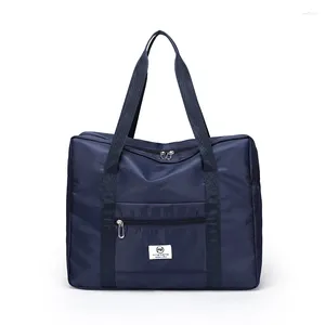 Duffel Bags Mulheres grande capacidade dobrável bolsa de viagem bolsa de armazenamento de bagagem