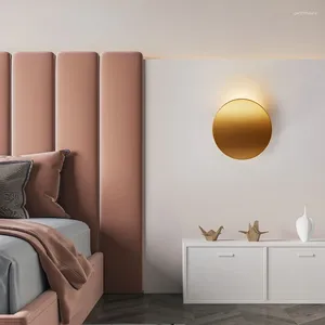 Vägglampor modern minimalistisk ledlampa hem interiör dekoration sconce hängande vardagsrum sovrum sovrum bakgrund lyster