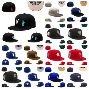 Novo estilo chapéus ajustados tamanhos chapéu designer chapéu de bola de beisebol todas as equipes logotipo algodão bordado unissex snapbacks chapéus atléticos rua esportes ao ar livre boné mix order