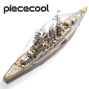 3D Puzzles PieceCool 3D Metal Puzzle Model Zestawy budowlane - Nagato Class Battleship Jigsaw Toy Christmas Birthday Prezenty dla dorosłych 231206