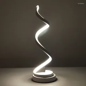 Lâmpadas de mesa modernas luzes LED lâmpada de cabeceira para sala de estar iluminação olho proteger mesa luz estudo