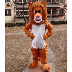 New Adult lion Mascot Costume Cartoon theme character Carnival Unisex Halloween Birthday Party Fancy Outdoor Outfit For Men Women