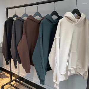 Erkek Hoodies High Street Modaya Marka 400g Kesme Olmayan Polar Polar Kalınlaştırılmış Kapüşonlu Sweatshirt Kadınlar Sıcak Kazak