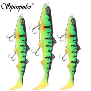 Köder lockt Spinpoler Pike Stinger Rig Hook Systerm mit 3D Swimbait Soft Lure Angelköder Paddel T Tails für Zander Big Game Fish 231207