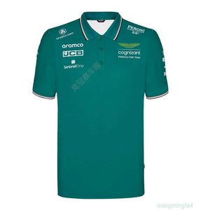 Herren-T-Shirts, Outdoor-T-Shirts, 2023, neuer F1-Rennanzug, Aston Martin Alonso Team, gleiches Kurzarm-Poloshirt für Ujnf