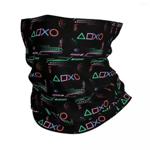 Scalves Gamer Life Bandana Neck Gaiter Drukowana maska ​​Scarf Multi-User Headband Cycling dla mężczyzn dla kobiet dorosłych przez cały sezon