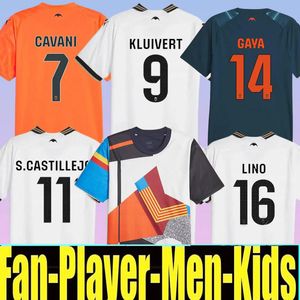 23 24 Cavani Guedes Gameiro Third Away Soccer Jerseys 2023 Valencia Homenaje Fan Football Shirt Home Away特別なユニフォーム
