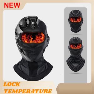 Ciclismo Caps Máscaras Inverno Motocicleta Balaclava Quente Snood Thermal Fleece Balaclava Biker Racing Windproof Ski Mask Mulheres Homens Equitação Moto Headband 231204