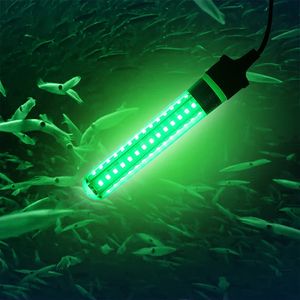Fish Finder Luce da pesca notturna subacquea 5V12V 65W pesca subacquea verde IP68 barche cercatore di pesci subacquei impermeabili attira la lampada con cavo 5M per il ghiaccio 231206