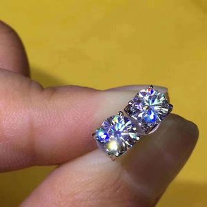 Fabriksförsörjning Moissanite Diamond Crystal lyxörhängen