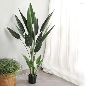 Decorative Flowers Bird Of Paradise Tree Shop Decoration Green Plants Large Potted Plant Living Room Home