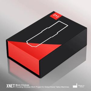 Zestawy pistoletu tatuażu Xnet Flux Profesjonalny bezprzewodowy tatuaż maszyna Pióro mocny silnik bez korporacji 2400 mAh Lito Bateria dla tatuażu 231207