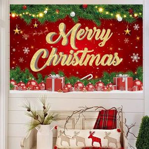 Wandteppiche, 1 Stück, Weihnachts-Wandteppich, festliche Dekoration, Zuhause, Wohnzimmer, Schlafzimmer, Weihnachten, draußen, große Wandbehang, Strandtuch-Dekoration, 231207