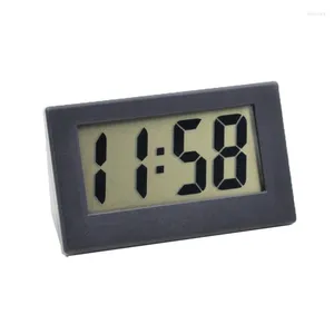 Table Clocks 1PCs Mini Digital Clock Meter LCD Travel Electronic Home Office