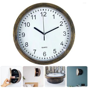 Настенные часы, простые стильные часы, домашний декор, уникальное зеркало для гостиной круглой формы