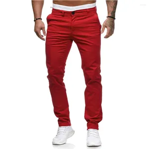 Men's Pants 2023 Style Male Trousers Mens Causal Solid Slim Sweatpants Men