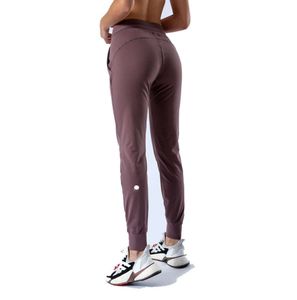 Ll kvinnor yoga nionde byxor push fitness leggings mjuk hög midja höftlyft elastisk avslappnad jogging 7 färger l2878