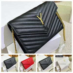 Omuz çantası siyah crossbody çanta lüks çanta lüks çanta cüzdan zincirde küçük flep çanta askı zarfı debriyaj çantası tasarımcısı askı çantası moda lüks çanta