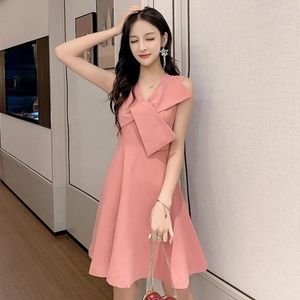 Casual Dresses Elegant Dress Women For Wedding Party Summer 2023 Fashion Korean Hipster Off Shoulder A Line Vestidos 5394