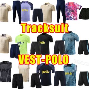 Polo Vest eğitim seti futbol eşofman kane oğlu 23 24 Richarlison Kulusevski Hojbjerg Spence Perisic Dier Lucas Romero Totten Ham Futbol Spurs Pants Şort 2024