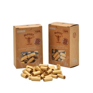 Tipstobak cigarettfilter Tips Disponerbar tobak 7mm Brown En låda med 120 filter Partihandel Pre Rolled Smoking Cigaretter Filter Holters Rolling Paper Tips