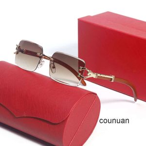 Occhiali da sole firmati Moda Matsuda eyewear Polarizzati Donna Uomo Occhiali da sole in legno Design Marrone Blu Lusso Cornice in legno Lenti miste Occhiali Migliori custodie rosse