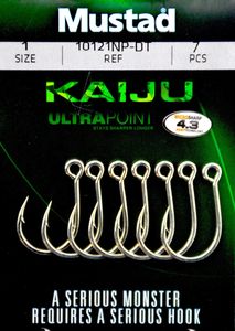 Рыболовные крючки Original Mustad 10121 Крючок из высокоуглеродистой стали Колючий крючок Джигбейт Мягкие крючки для приманки Морская рыбалка Полосатый окунь Рыболовные крючки в форме змеиной головы 231204