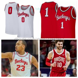 Custom Ohio State Buckeyes basketball jerseys 23 Zed Key Scotty Middleton Roddy Gayle Jr. Bruce Thornton Taison Chatman Dale Bonner Jamison Battle Evan Mahaffey