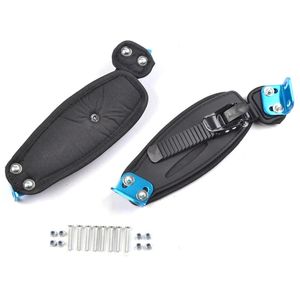 Accessori per pattini - Dispositivo per legare i piedi Scooter da montagna Accessori per skateboard elettrici Copri piedi Fissatore per pattinaggio a rotelle Acce 231206