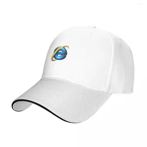 Cappellini con logo Internet Explorer Logo T-shirt classica Berretto da baseball Moda Cappello da spiaggia Protezione solare Donna Uomo